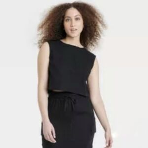 NWT a new day Women's Linen Tank Top XL